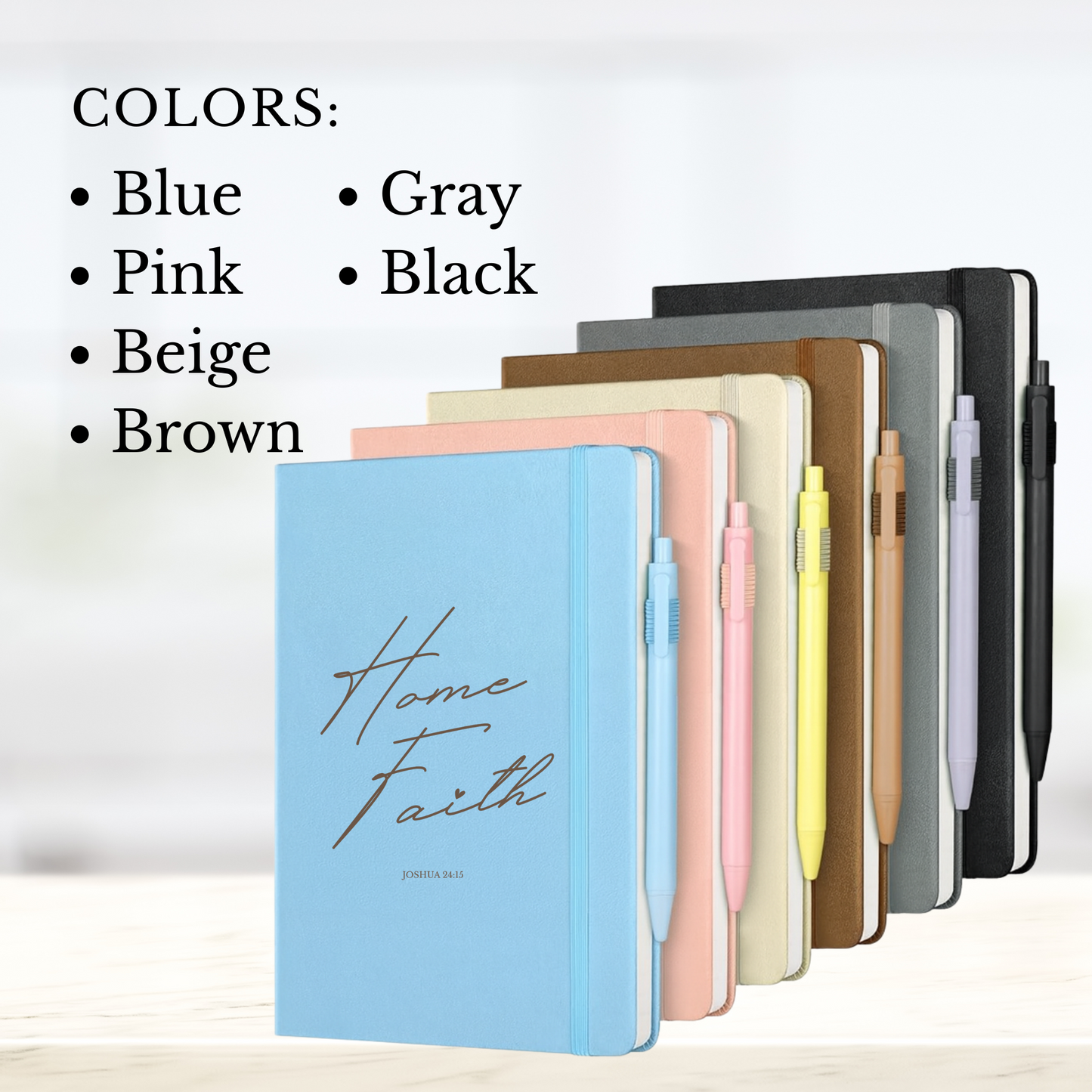 Custom Name Journal for Men - Engraved Nail Cross Bible Study Notebook - Christian Gift Ideas for Men