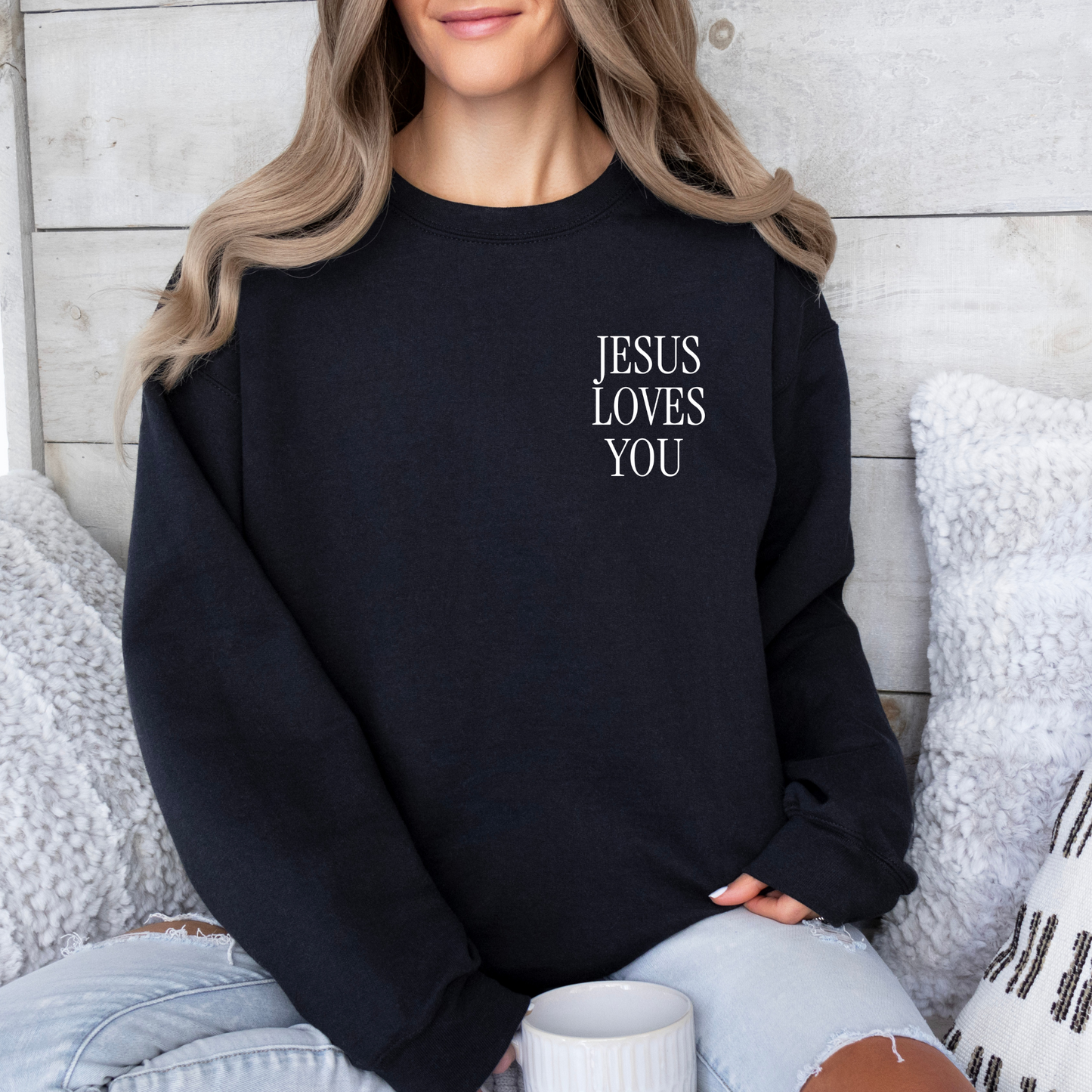 Need a Prayer? Tap my Shoulder - Faith Based Sweatshirt - James 5:16 Bible Verse crewneck - Baptism gift - Mission Trip Hoodie