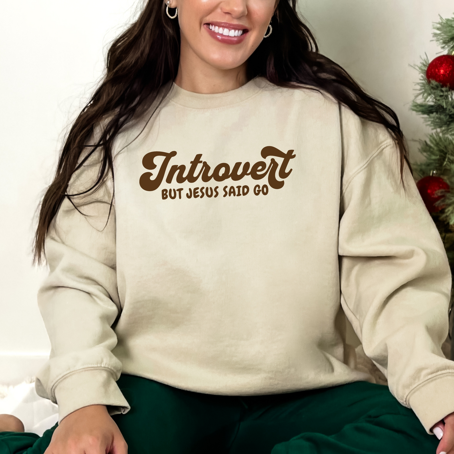 Introvert Christian Sweatshirt with Bible Verse Go Make Disciples of All Nations - Baptism Gift - Indoors Lover Hoodie