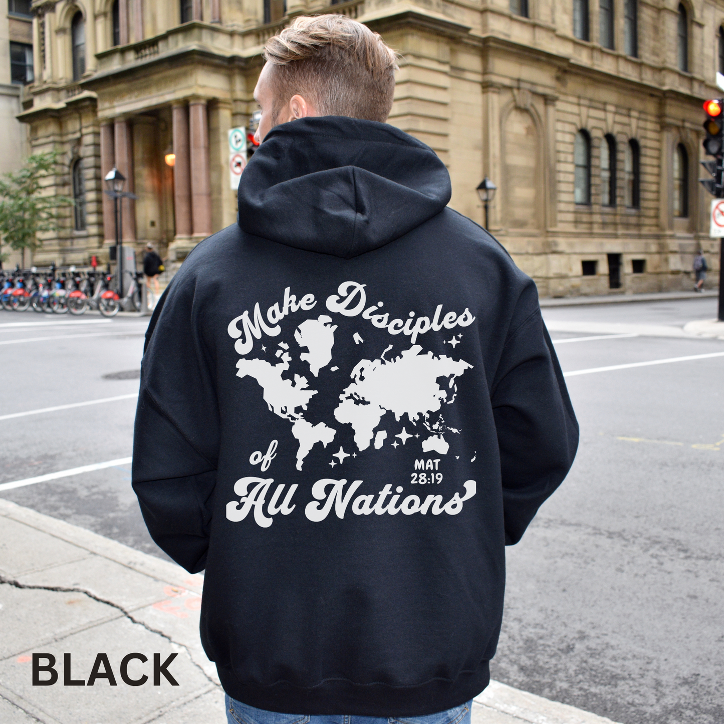 Introvert Christian Sweatshirt with Bible Verse Go Make Disciples of All Nations - Baptism Gift - Indoors Lover Hoodie