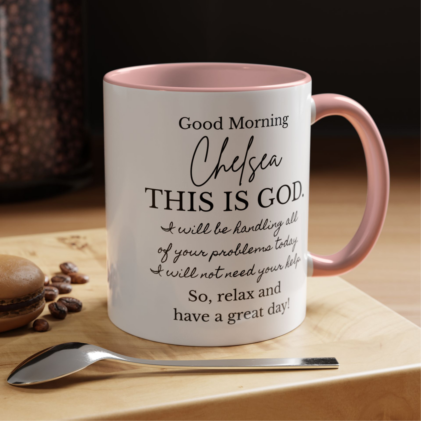 Personalized Message from God Mug - Christian Gift - Daily Reminder - Bible Verse Affirmation - Gift Ideas for Christian Men and Women