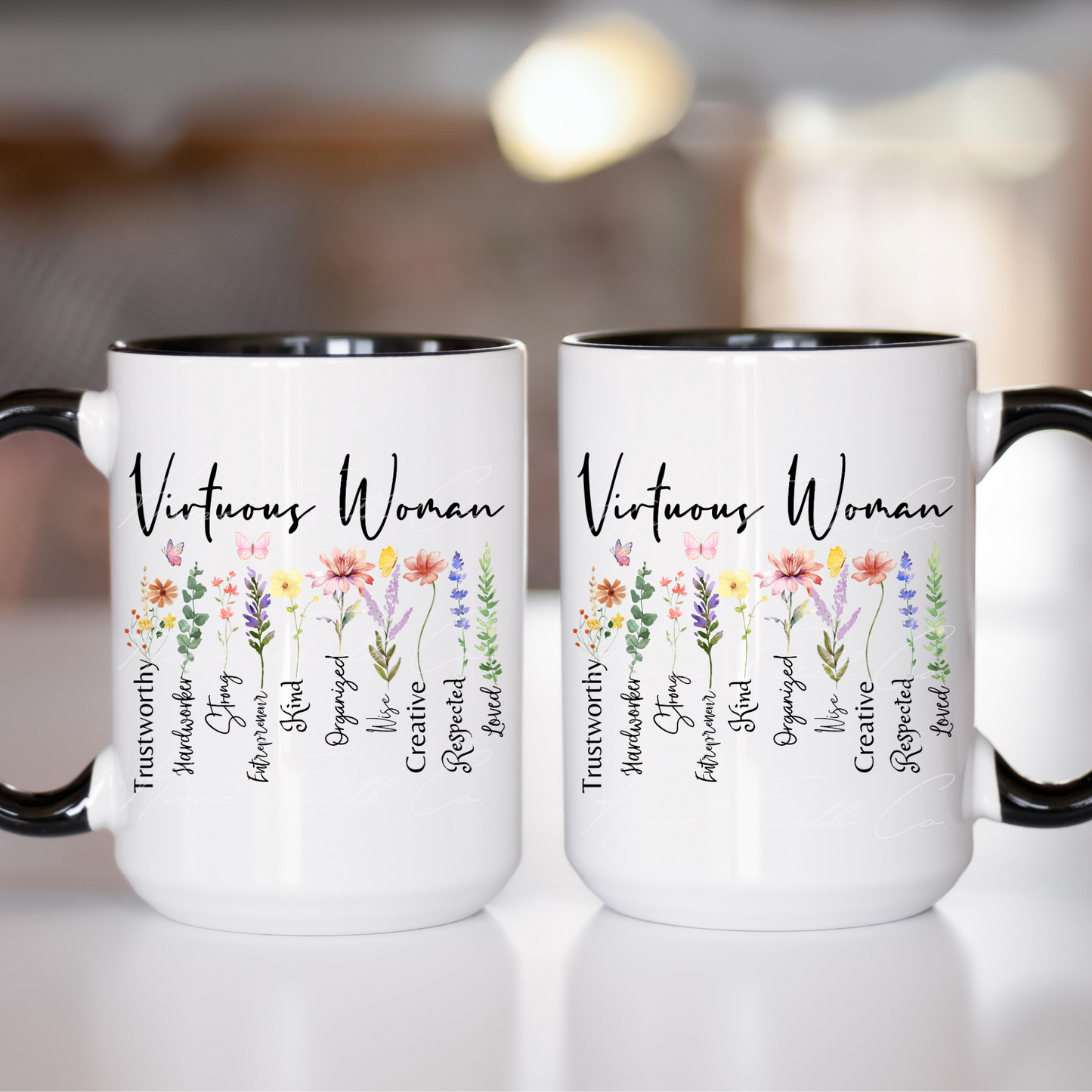 Proverbs 31 Mug - Christian Gift for Women - Pastor's Wife Appreciation - Mom and Grandma Birthday Present - Woman of God