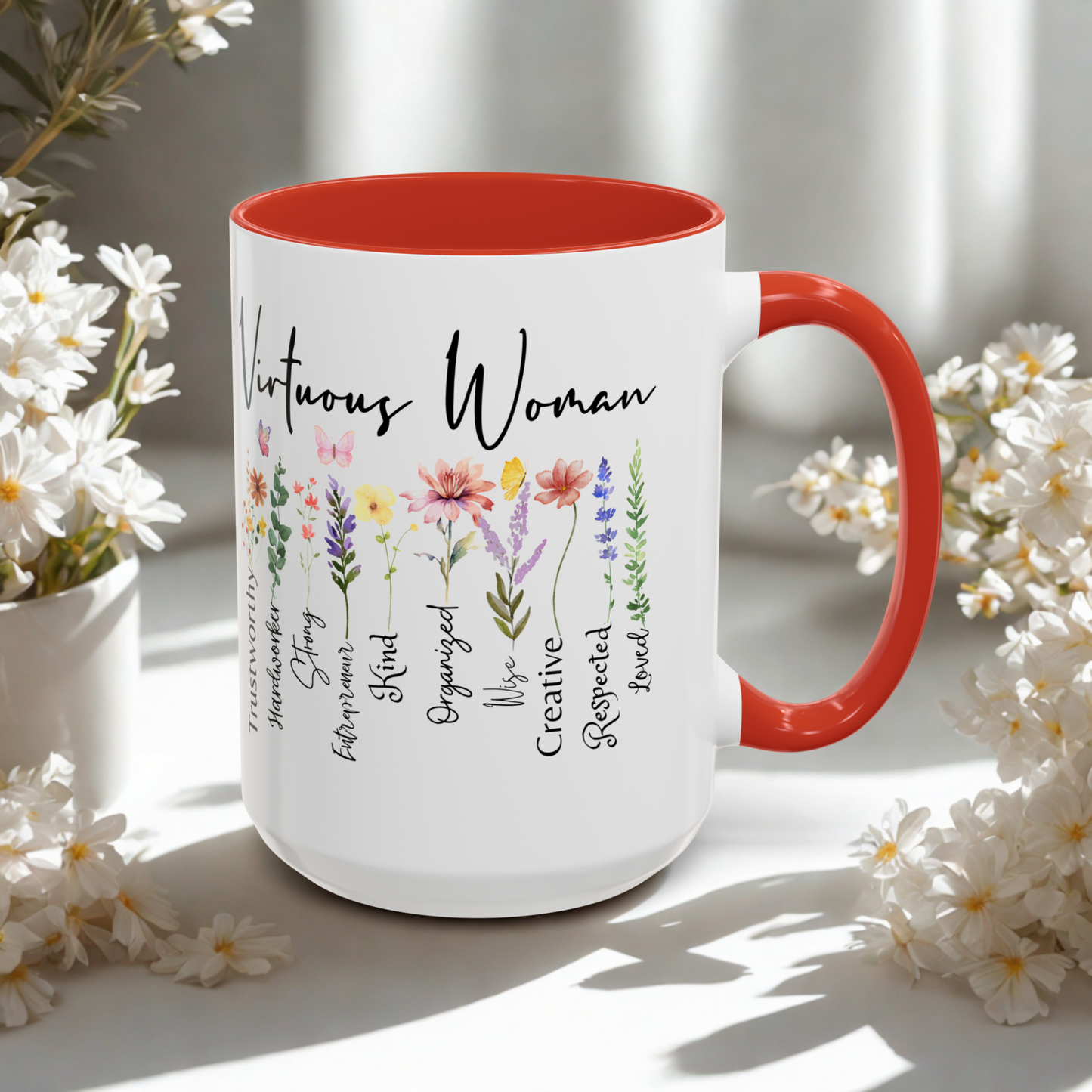 Proverbs 31 Mug - Christian Gift for Women - Pastor's Wife Appreciation - Mom and Grandma Birthday Present - Woman of God
