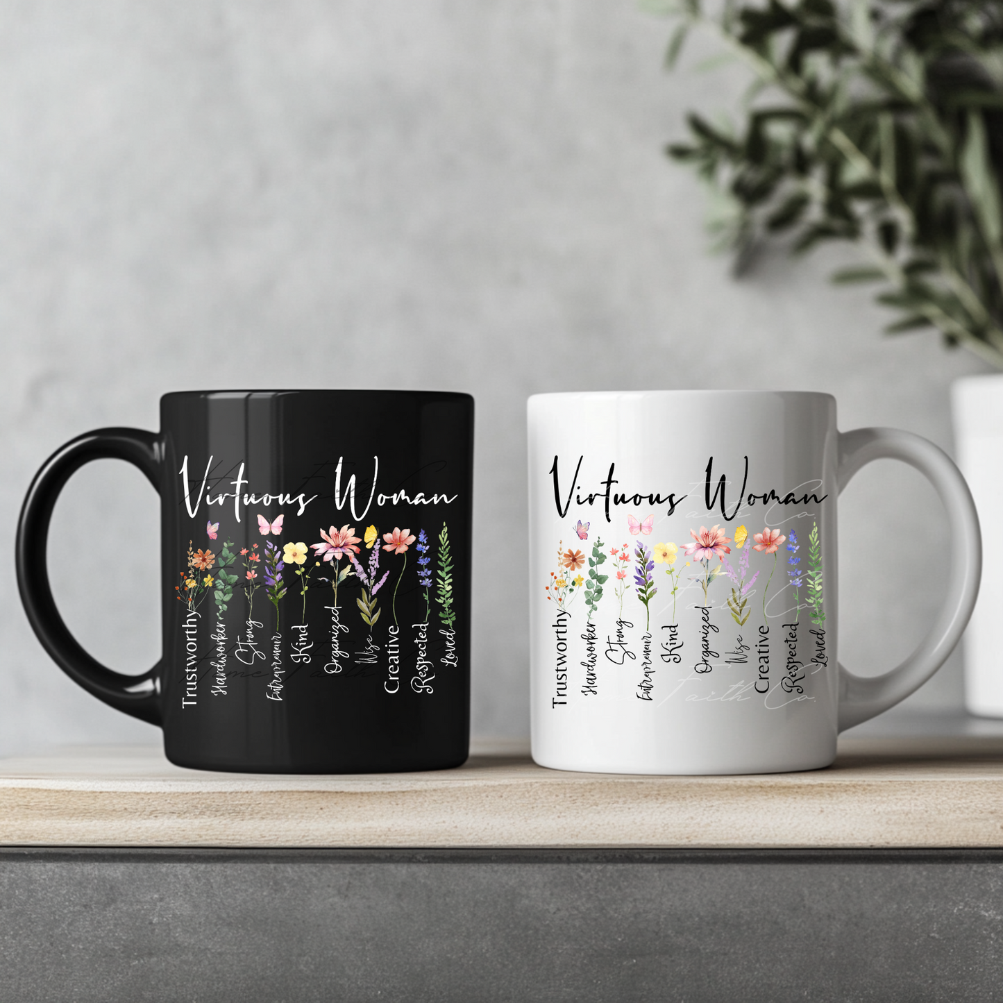 Proverbs 31 Mug - Christian Gift for Women - Pastor's Wife Appreciation - Mom and Grandma Birthday Present - Woman of God