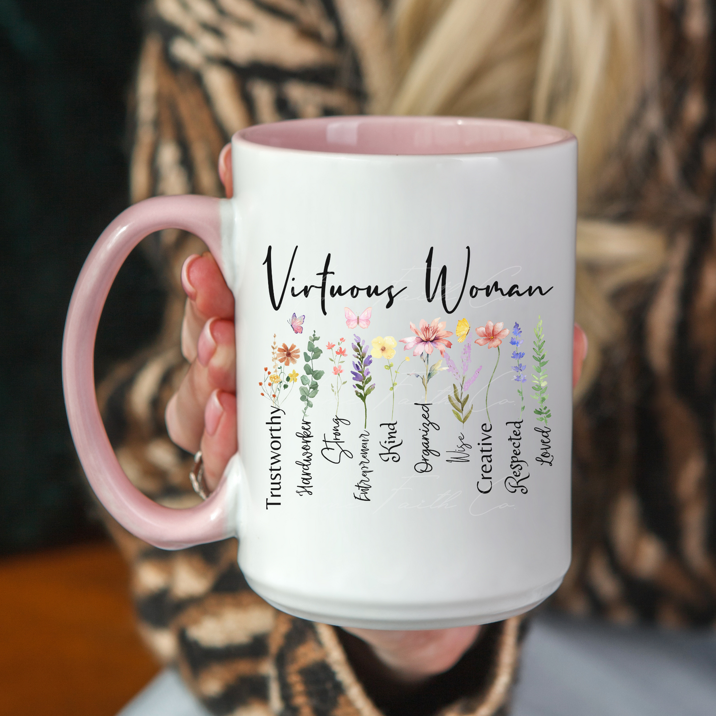 Proverbs 31 Mug - Christian Gift for Women - Pastor's Wife Appreciation - Mom and Grandma Birthday Present - Woman of God