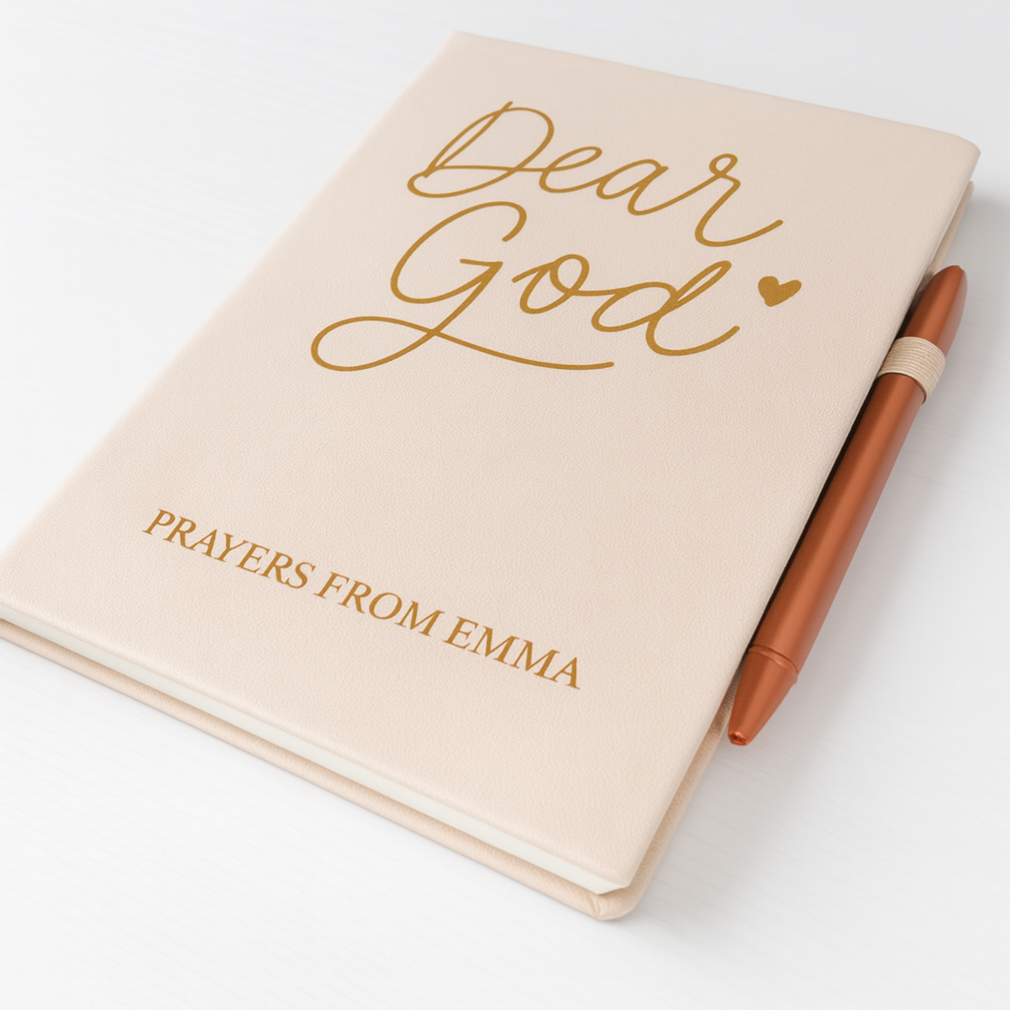 Custom Name Prayer Journal - Personalized Gift for Women - Bible Study Notebook - Leather Engraved Journal.