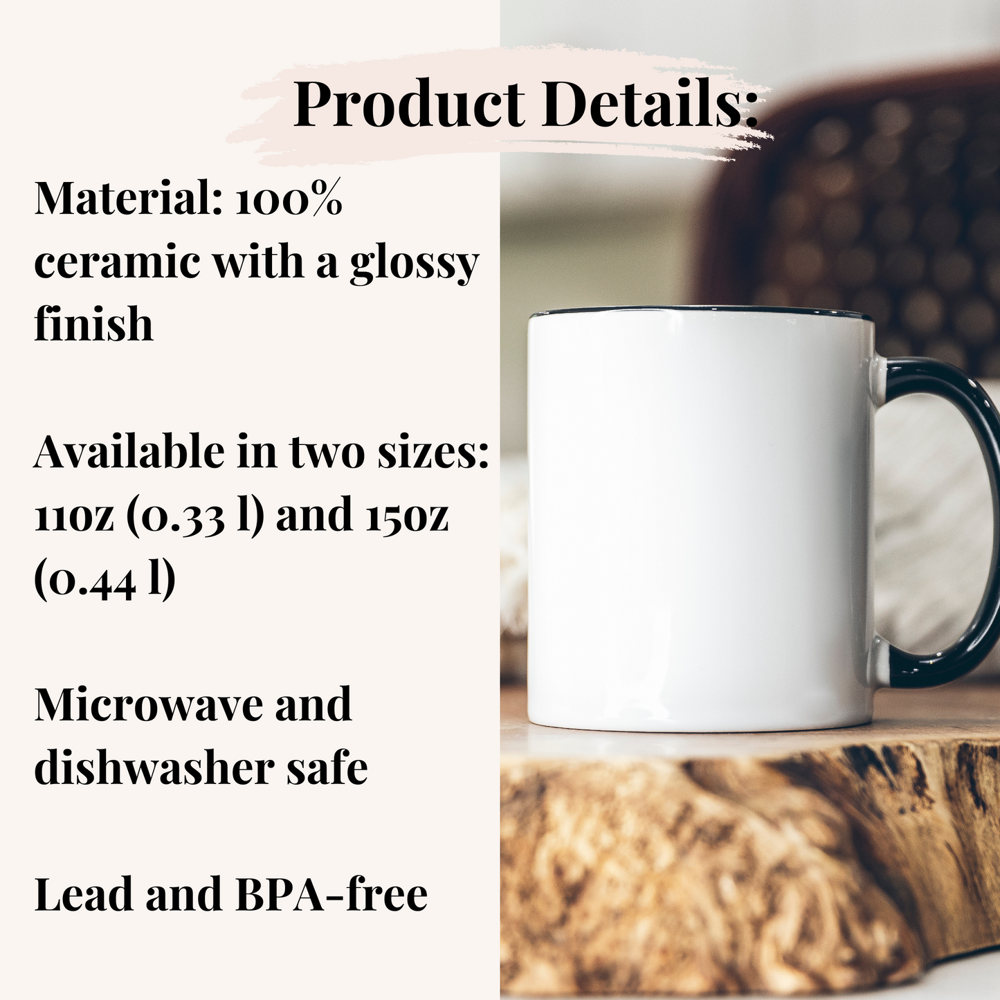 Personalized Message from God Mug - Christian Gift - Daily Reminder - Bible Verse Affirmation - Gift Ideas for Christian Men and Women