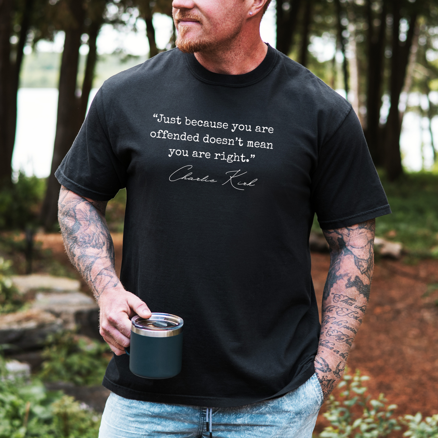 Comfort Colors® Pray for Charlie Kirk Shirt Support Tee Christian T-Shirt Human Rights Shirt Activist Shirt Charlie Kirk Quote Shirt