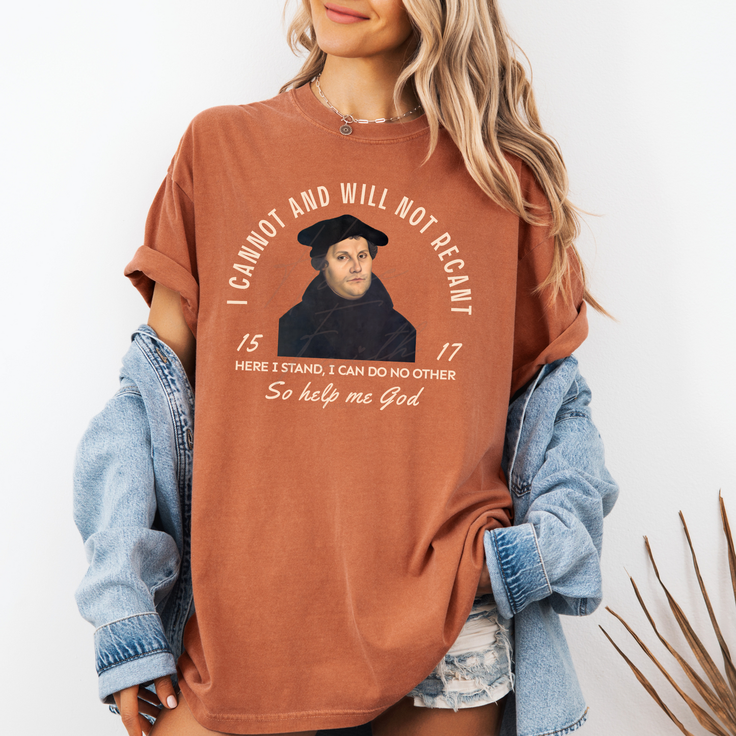 Martin Luther shirt - Protestant Christian Fall tee - Semper Reformanda Lutheran Teacher Gift -  Reformed Theology tshirt - Reformation Day 95 Theses