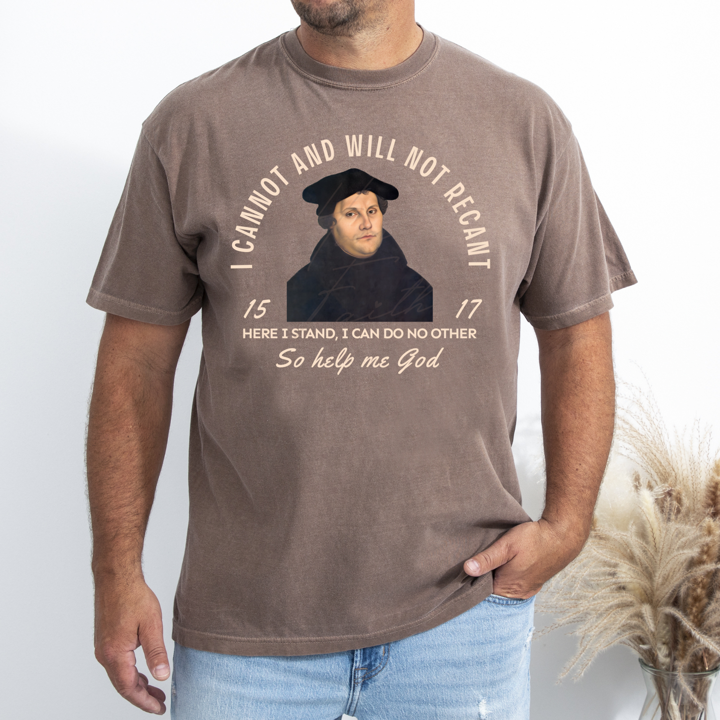 Martin Luther shirt - Protestant Christian Fall tee - Semper Reformanda Lutheran Teacher Gift -  Reformed Theology tshirt - Reformation Day 95 Theses