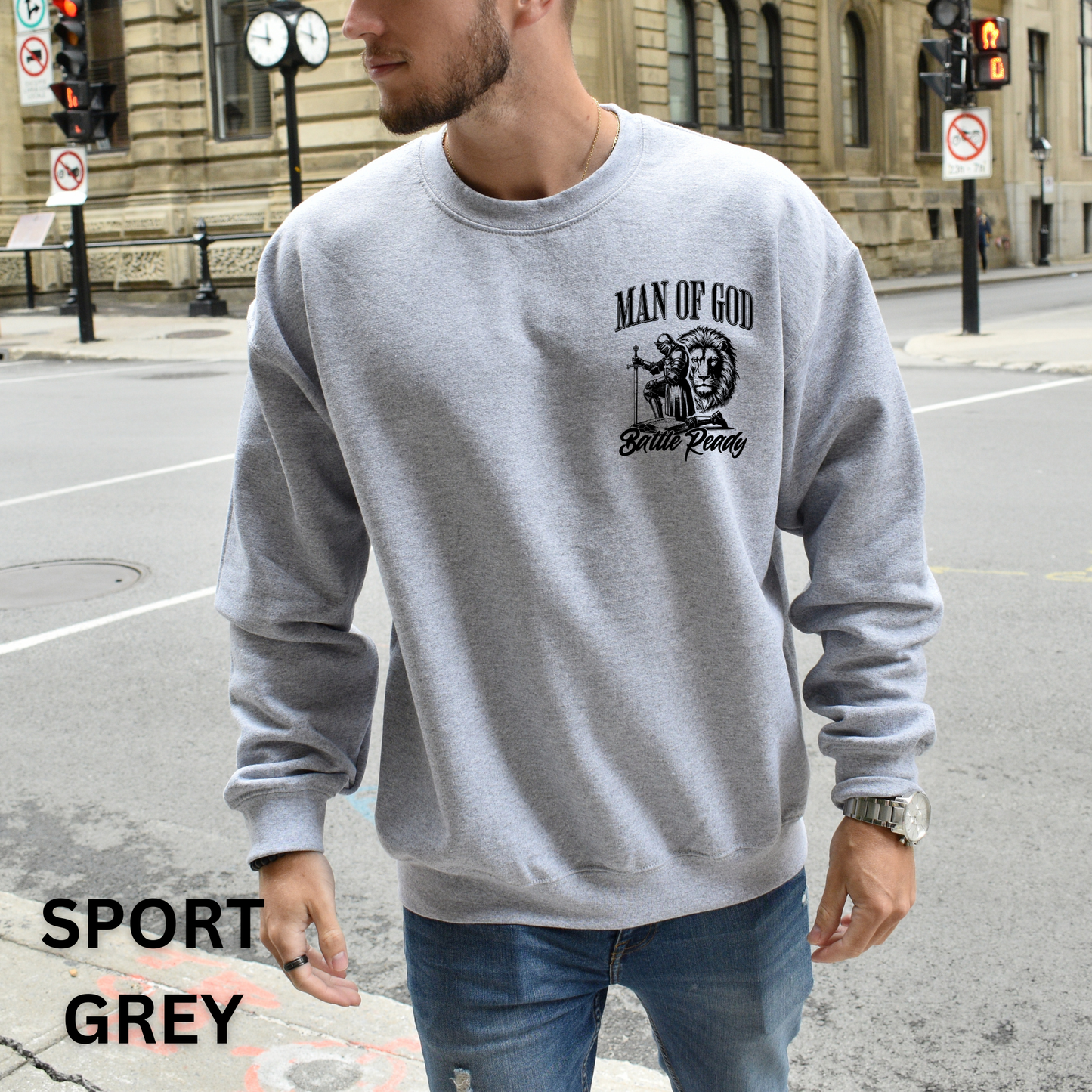 Man of God Hoodie and Sweatshirt - Armor of God Ephesians 6 Bible Verse Graphic tee - Religious gift for Men - Christian clothing